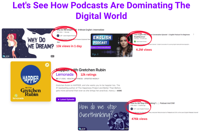 Podcast Gen 1-Click! review shows how podcasts are becoming a dominant force in the digital world, attracting millions of listeners.